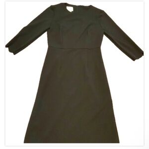 DM Collection Scalop Hem Cuff Knit Dress Size 2 Formal